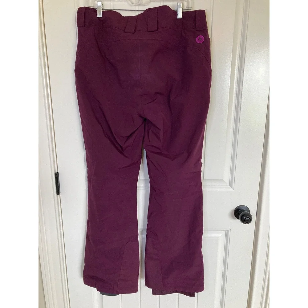 Marmot Womens Plum Purple Insulated Snow Ski Pants K76090 Size Large